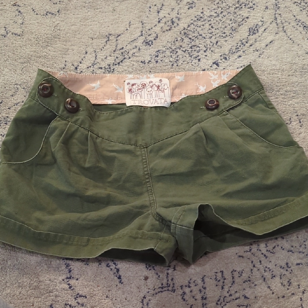 Trovata Women's Green Shorts